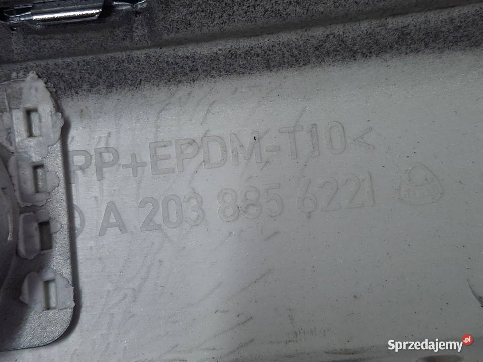 MERCEDES CKLASA W203 LISTWA ZDERZAKA PRZÓD PRAWA osobowe Bieleń sprzedam