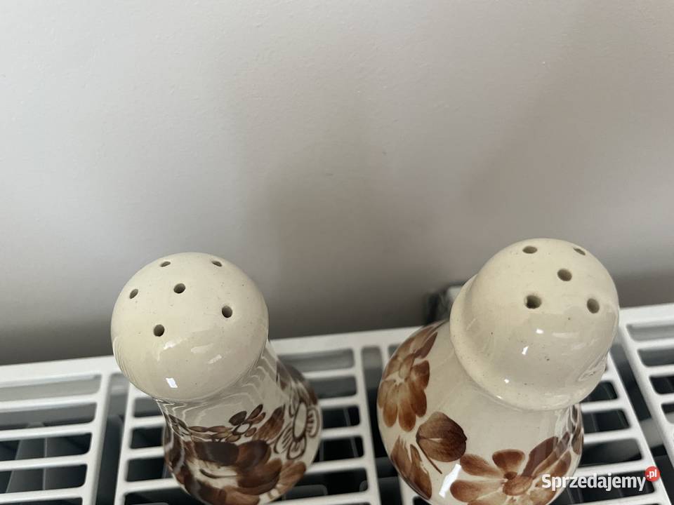 Włocławek fajansowa solniczka PRL Pruszcz Gdański sprzedam