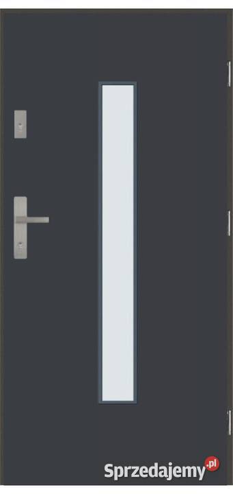 Drzwi wejściowe GADOT ANTRACYT 90L RÓŻNE WZORY mazowieckie Ciemniewo sprzedam