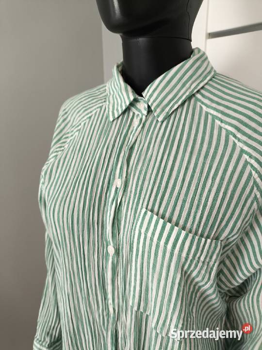 Koszula damska HM rozmiar XS zielona długi wielkopolskie Poznań