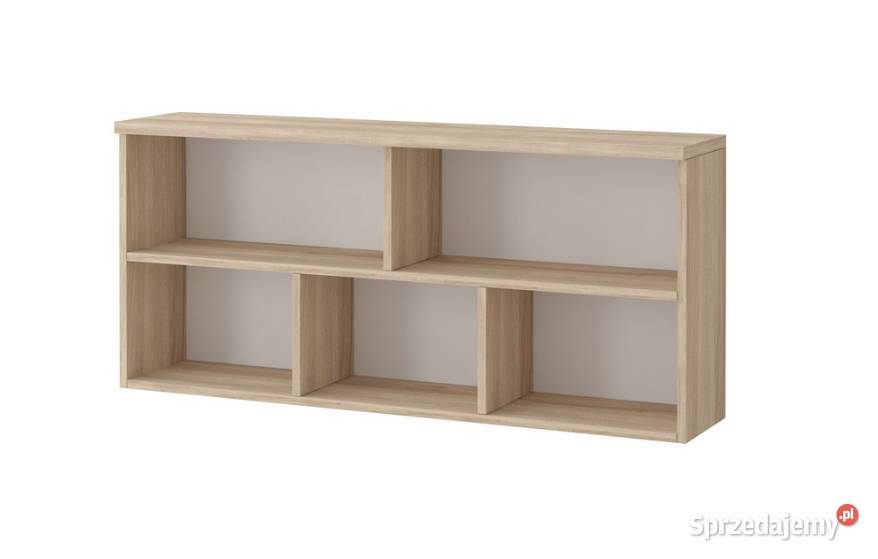 Półka wisząca BIAŁA SONOMA SZARA śląskie