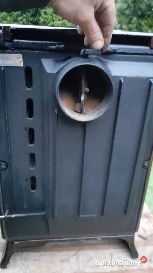 Piec koza żeliwny szamot emaliowany buderus
