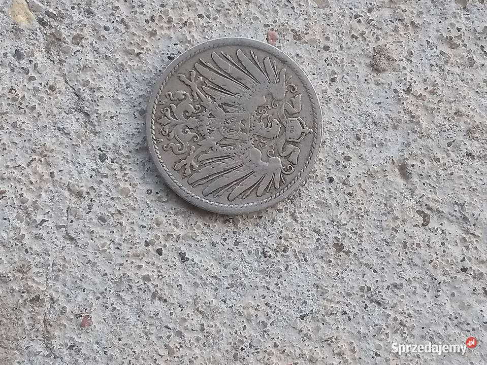 Moneta 10 Fenigów Cesarstwo Niemieckie lubuskie Słubice