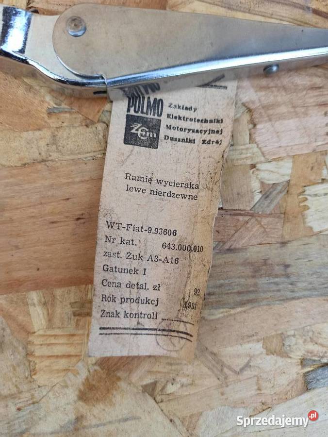 Ramię wycieraczki żuk stal nierdzewna 643000010 Ramiona wycieraczek Ksawerów