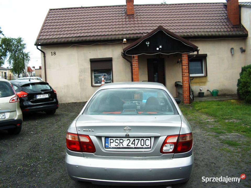Nissan Almera 18 etylina Gaz 2004 r wielkopolskie Września
