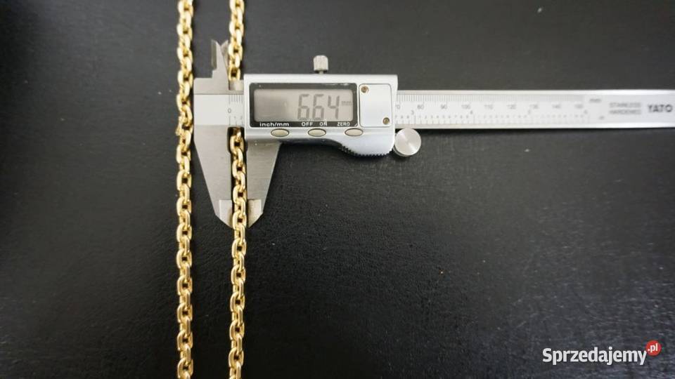 ZŁOTY ŁAŃCUSZEK ANKIER KUTY ŁAŃCUCH 100G Warszawa