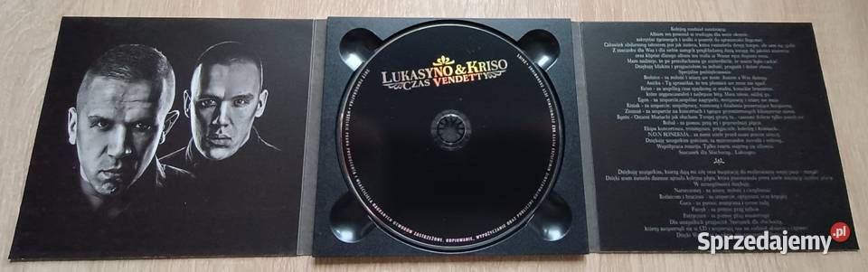 Lukasyno Kriso Czas Vendetty rap/hip-hop podlaskie sprzedam