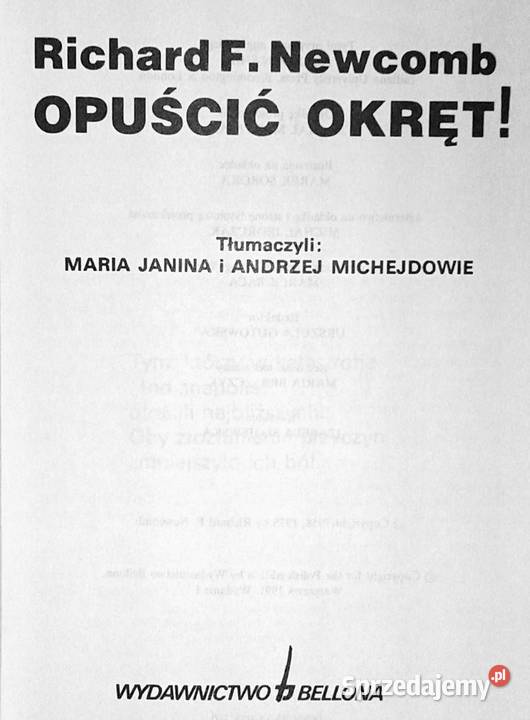 Opuścić okręt Richard Newcomb Chełm