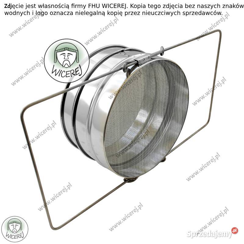 Sito do miodu płaskie podwójne śr 20 filtr do podkarpackie Jaśliska