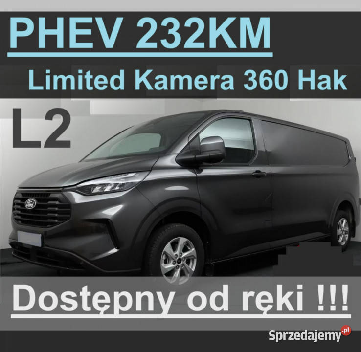 Ford Transit Custom PHEV 232 Hybryda Plugin Rok produkcji 2026 Szczecinek