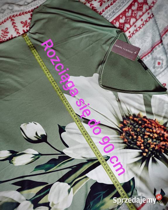 Tunika khaki z krótkim rękawem śląskie Cieszyn