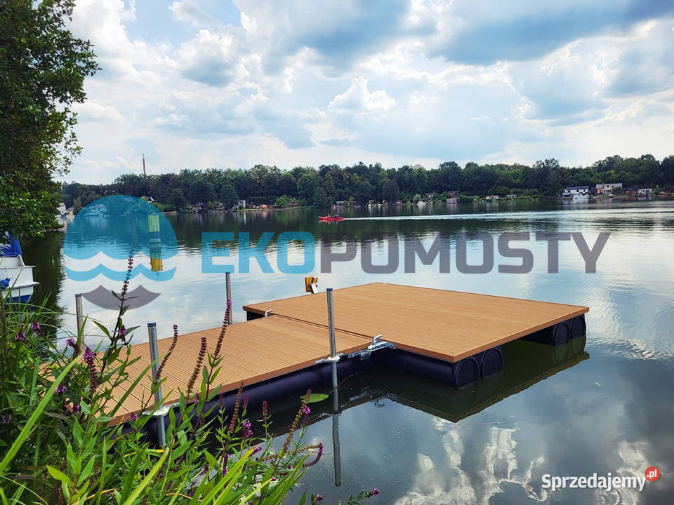 Pomost pływający 8m długi 19mkw z odczepianą Czaplinek