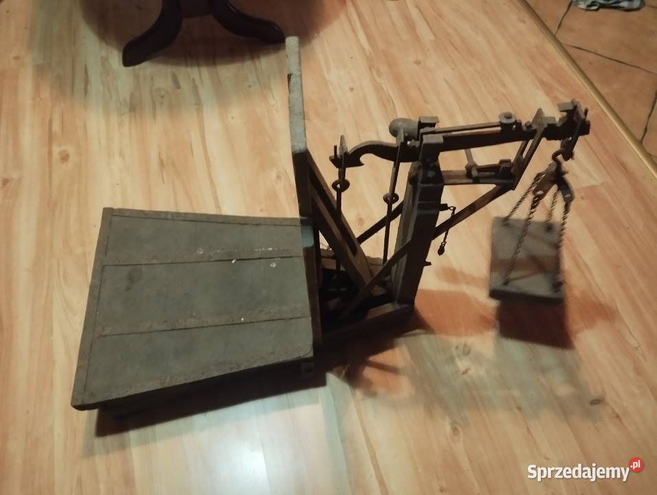 Stara waga przemysłowa z 1881r Kłodzko