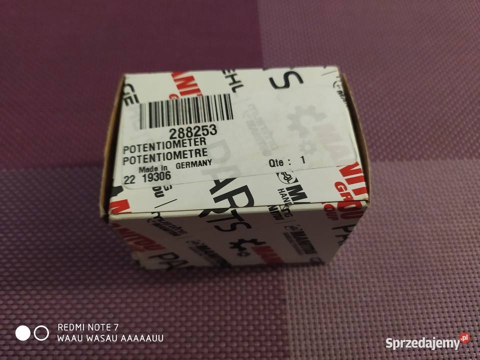 POTENCJOMETR KĄTA WYCHYLENIA RAMIENIA ŁADOWARKI Lublin