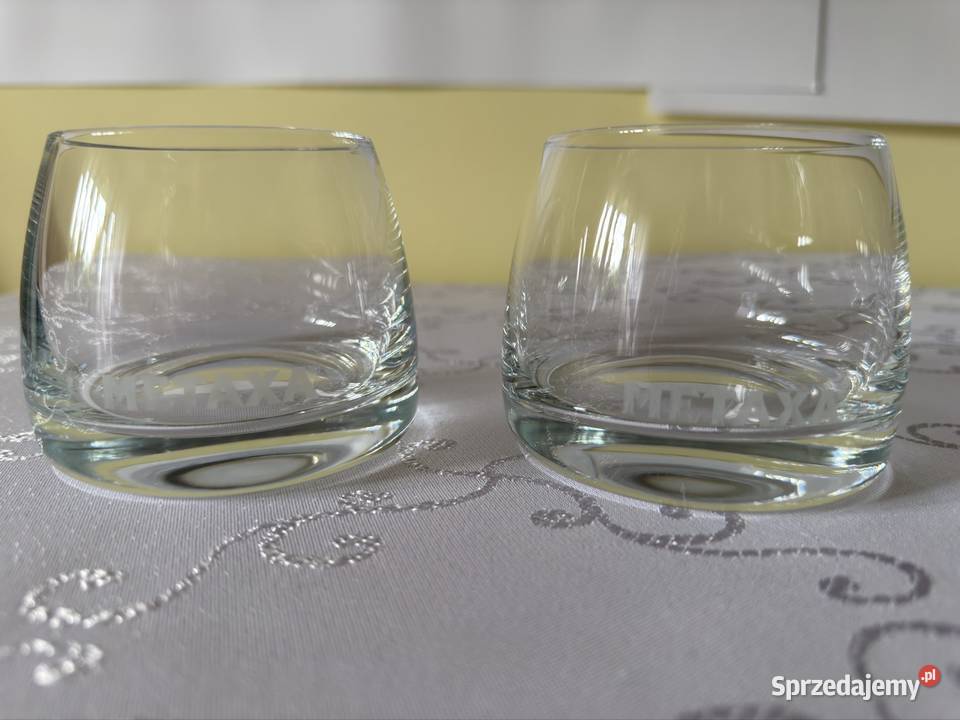 Szklanki do Whisky Brandy METAXA Zestaw 2 Szklanki i kufle Czerwionka-Leszczyny