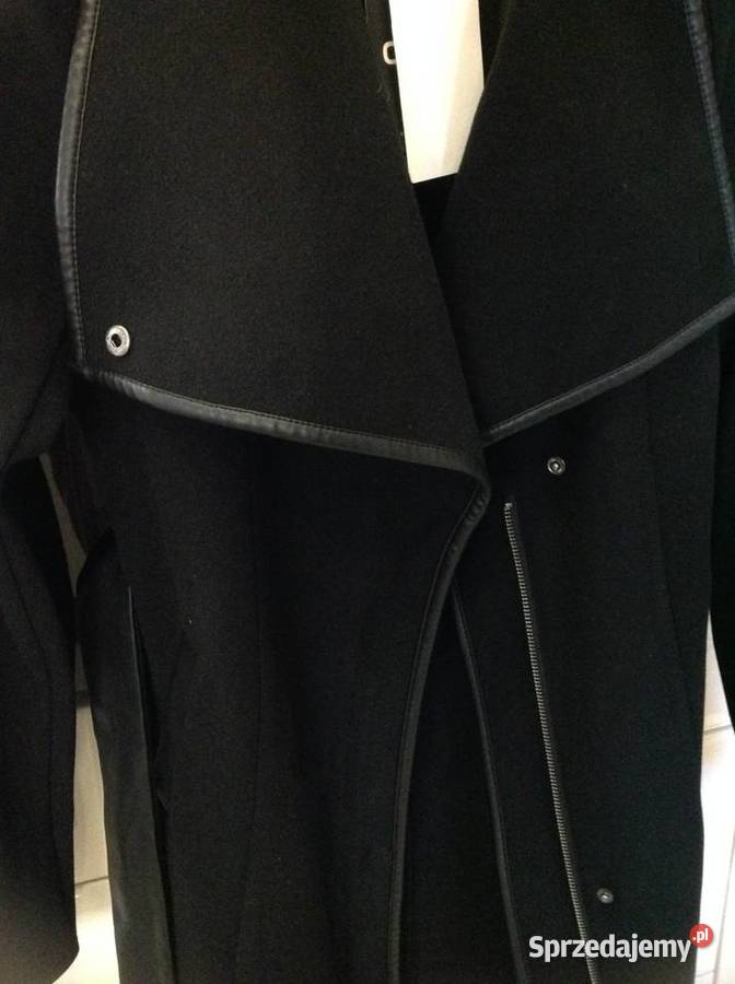 Plaszcz Czarny Damski ONLY M NOWY Rozmiar 38(M) Nowa Sól