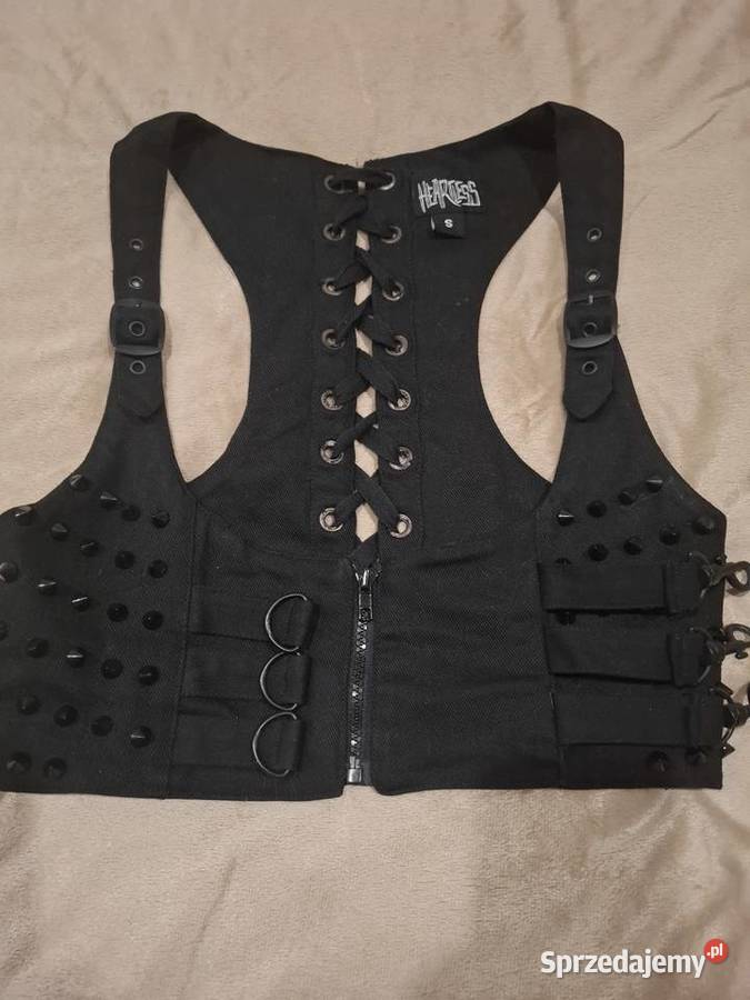 Kamizelka Gotycka Heartless Devina NOWA Vest Głubczyce