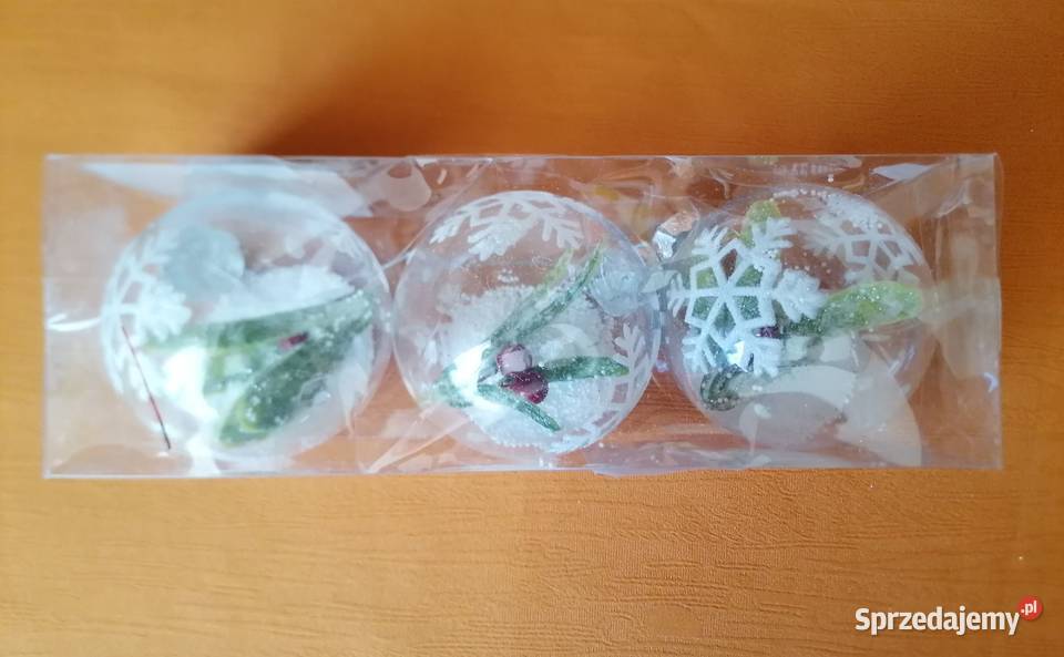 Bombkikule śniegowesztuk 3 PepcoOzdoby choinkowe