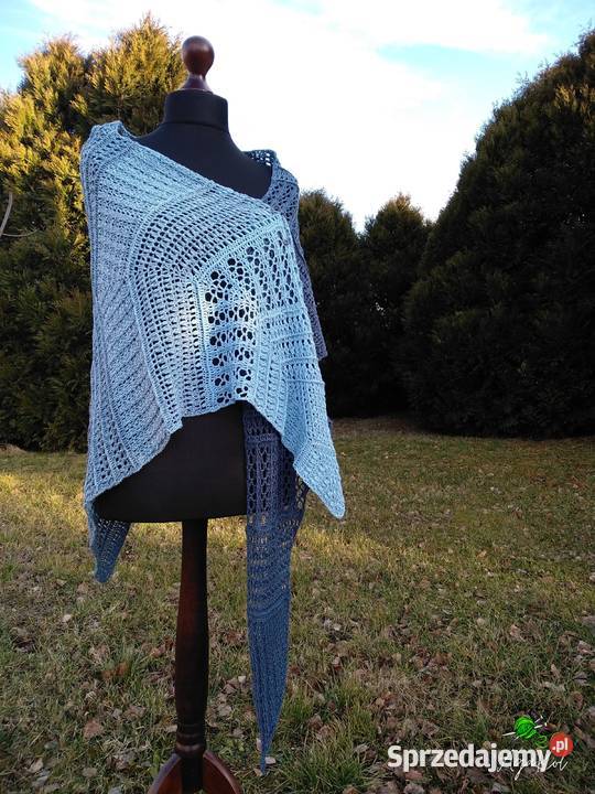 Handmade ręcznie robiona chusta na szydełku Dla kobiet Busko-Zdrój