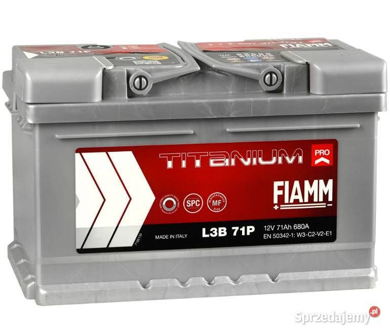 Akumulator FIAMM TITANIUM PRO 12V 71Ah 680A Starogard Gdański sprzedam