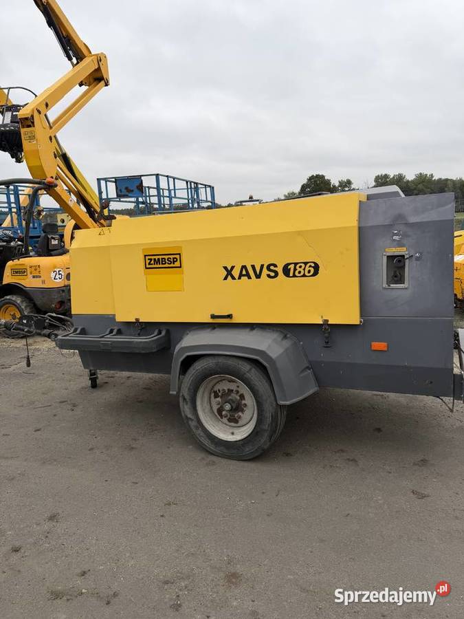 Kompresor sprężarka 14 bar ATLAS COPCO XAVS 186 Pleszew