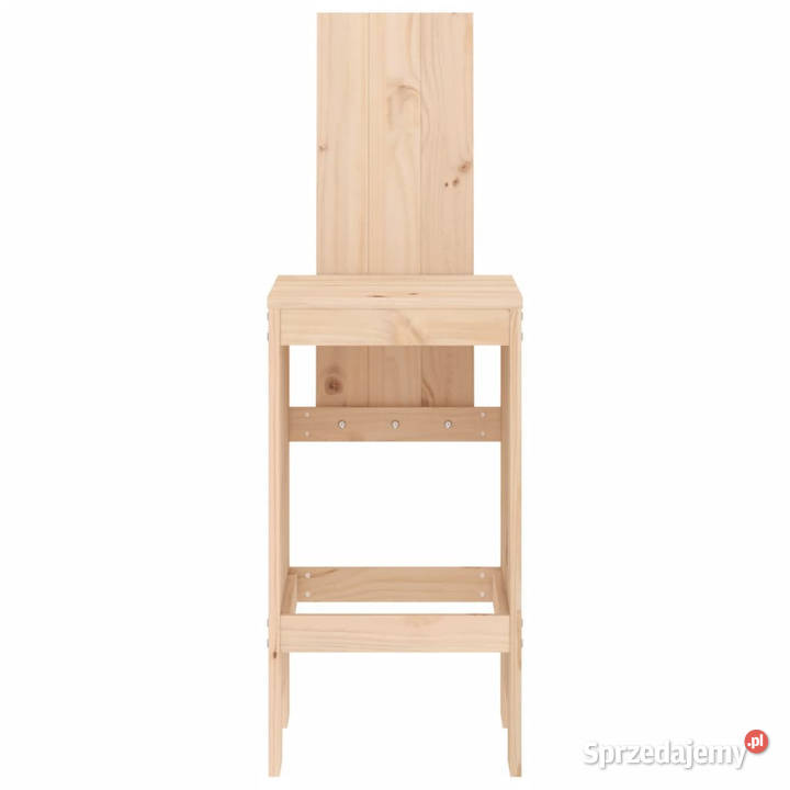 Stołki barowe 2 40x42x120 lite drewno sosnowe Warszawa