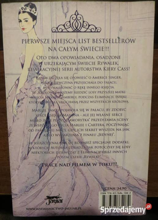 Kiera Cass Rywalki Królowa i faworytka wielkopolskie Poznań