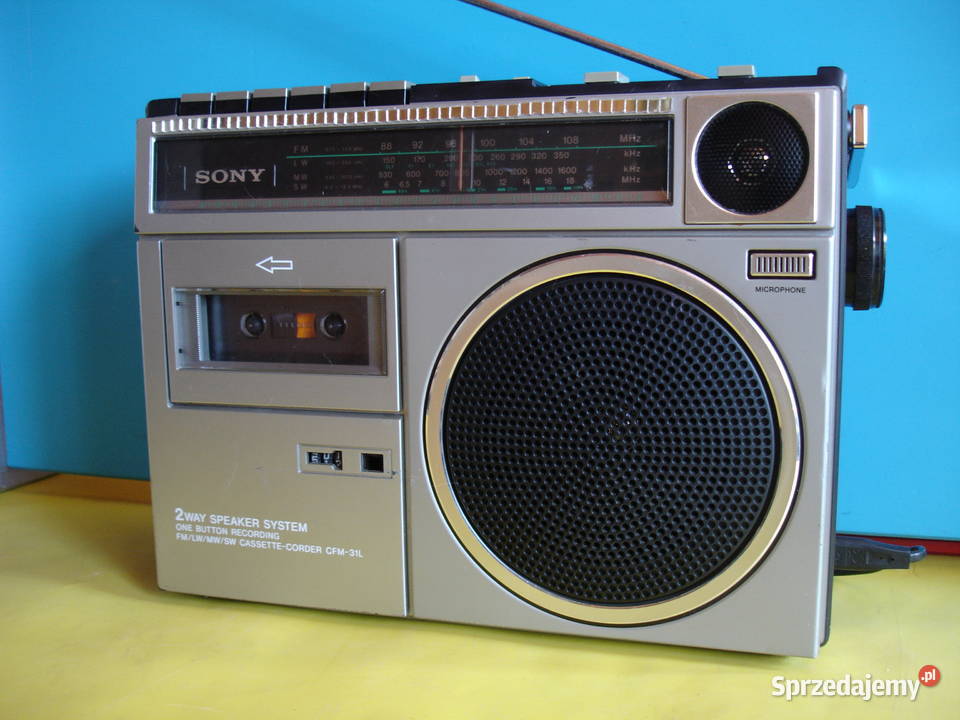 Radiomagnetofon SONY CFM31L lubuskie Zielona Góra