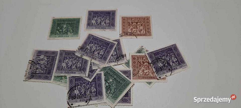 znaczki Ołtarz Wita Stwosza 1960r 17 z2 Warszawa