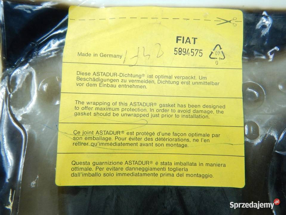 USZCZELKA GŁOWICY FIAT CROMA LANCA THEMA 25TD