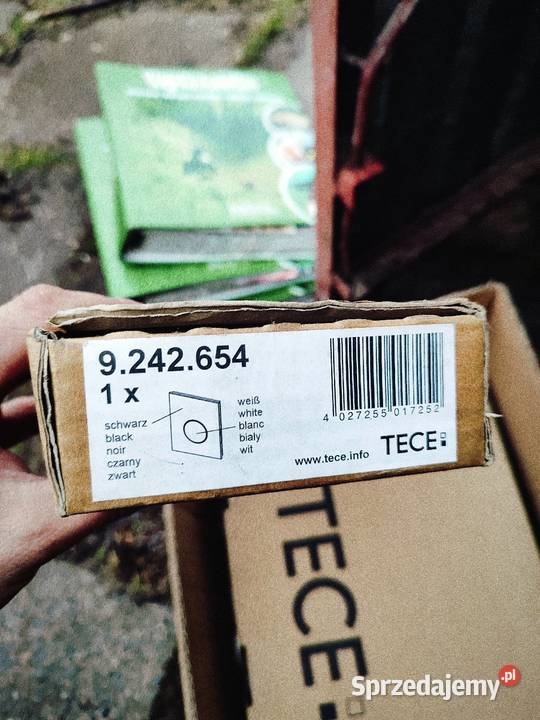 Przycisk pisuar szkło TECE loop stelaż czarny Łódź