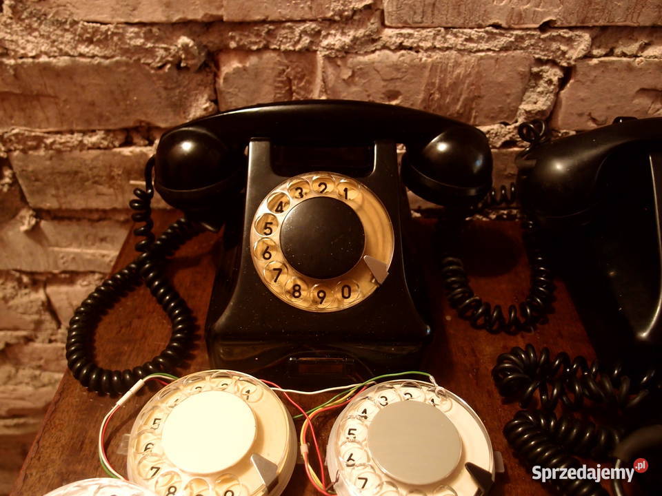 Zabytkowe telefony RWT CB49 i CB621 lata 60te Łódź