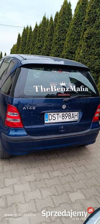 Mersedes benz A 140 automat automatyczna Chludowo