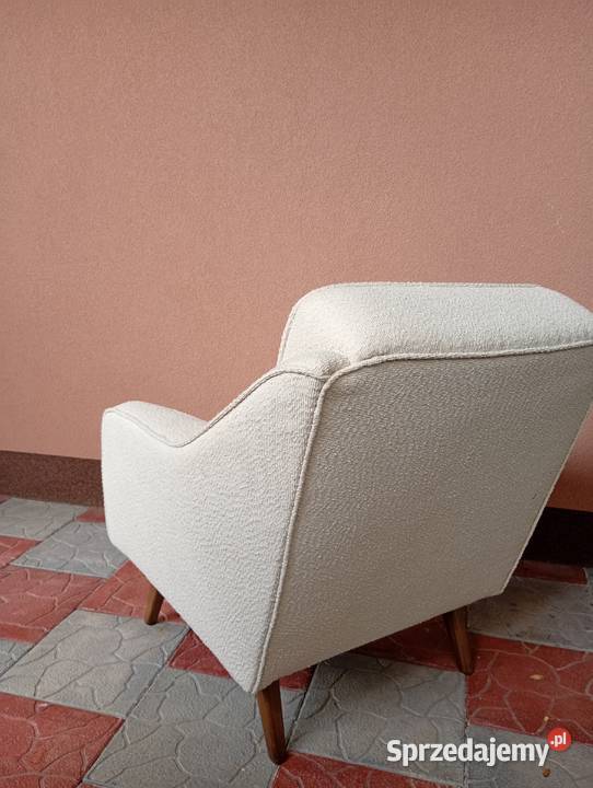 Duński fotel z lat 70 tych renowacji Meble Puszczykowo