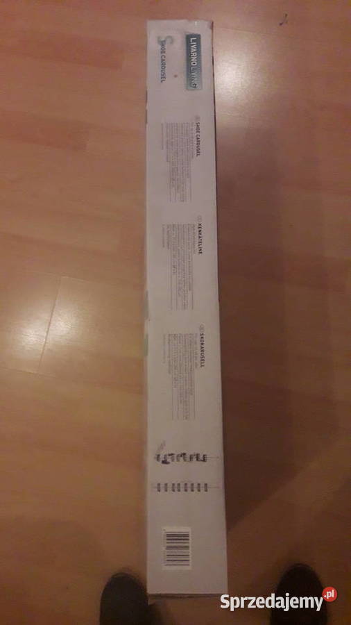 STOJAK NA BUTY obrotowy w pionie na 48 par 240cm sprzedam