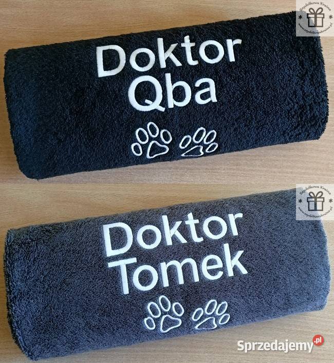 Prezent na DZIEŃ PSA kota zwierzaka RĘCZNIK z Toruń