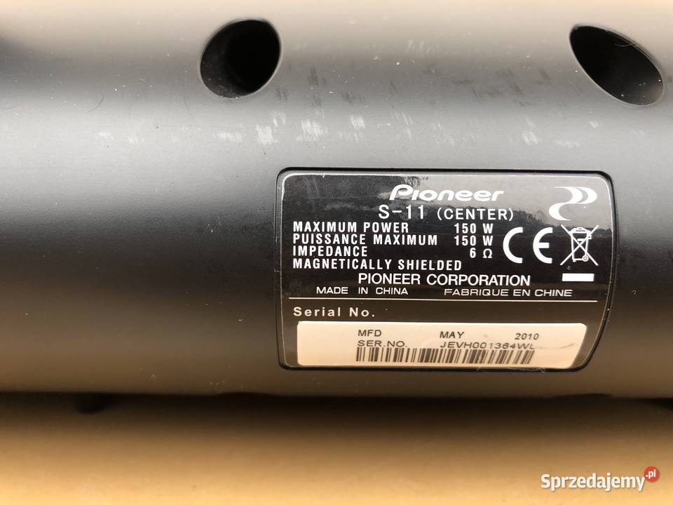 Głośnik centralny PIONEER S11 Black 150W i 4 Opole