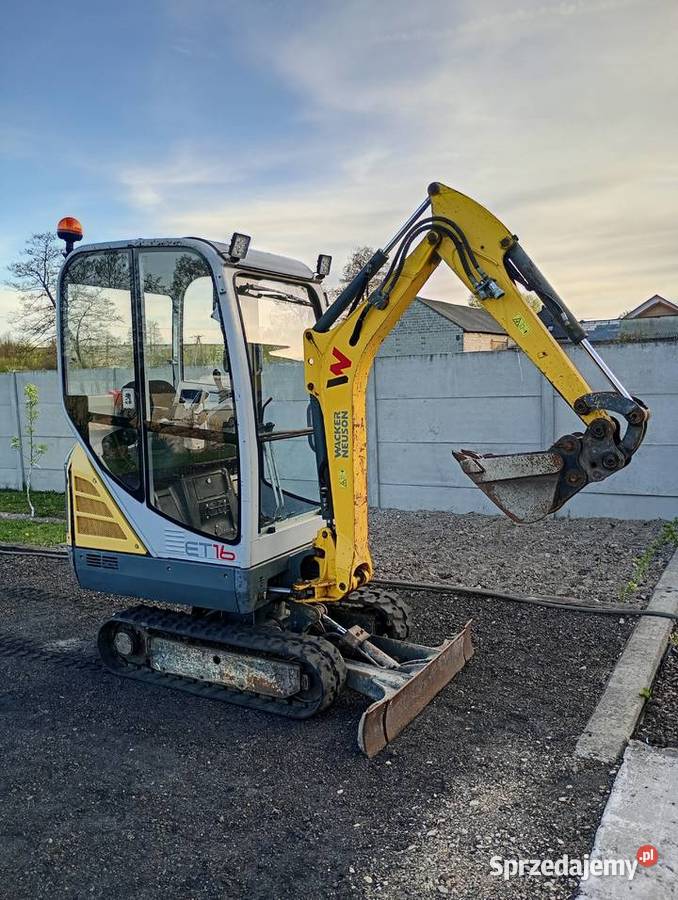 Mini koparka Wacker Neuson ET16 z 2017r Maszyny budowlane świętokrzyskie