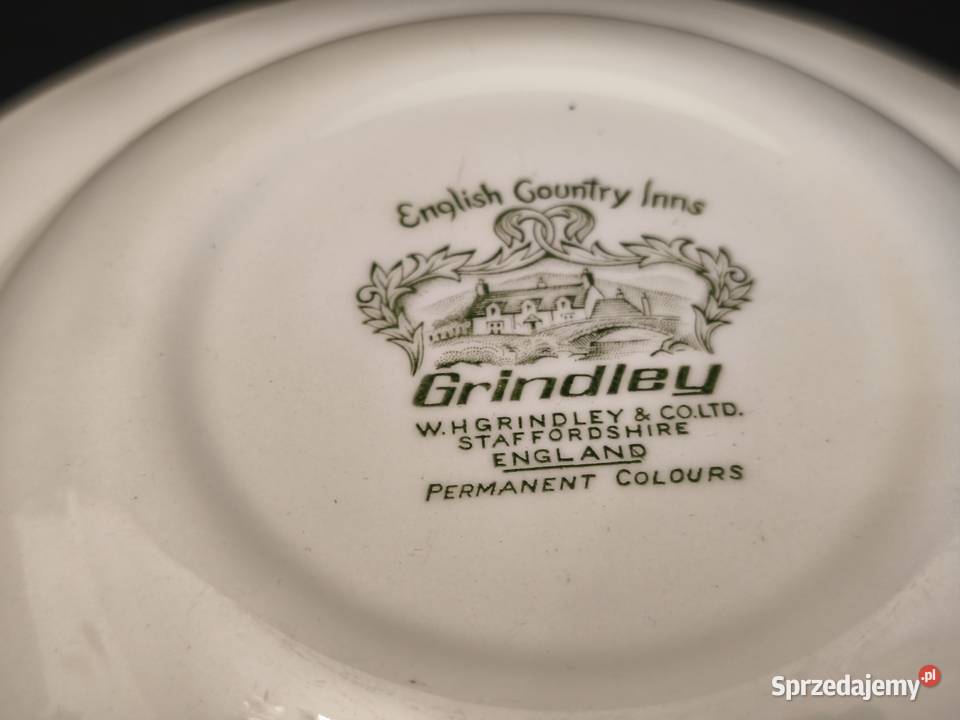 Talerz angielski głęboki Grindley Porcelana i szkło lubelskie
