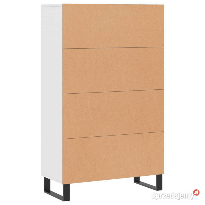 Wysoka szafka biała 695x31x115 materiał Warszawa
