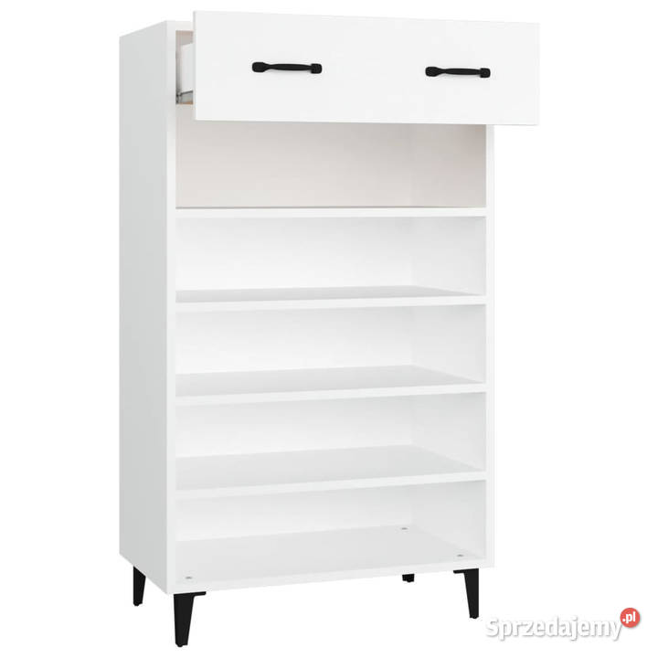 Szafka na buty biała 60x35x105 materiał Warszawa