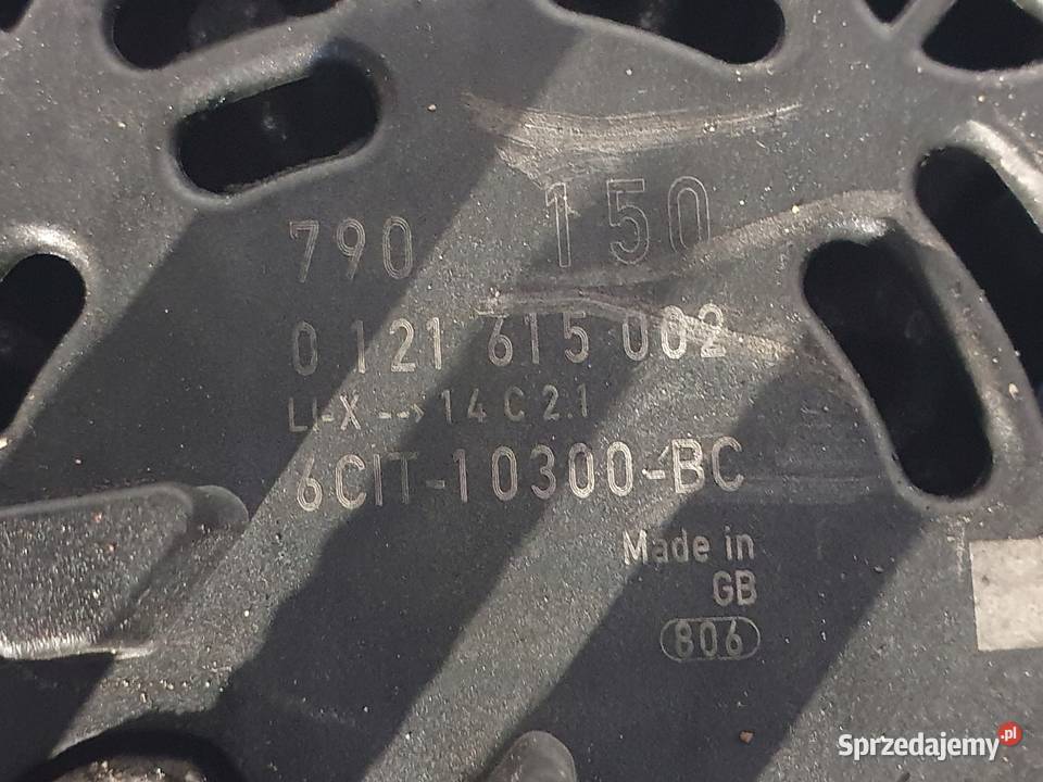 ALTERNATOR Ford Transit MK7 VII 22 TDCI Układ elektryczny silnika Chełm