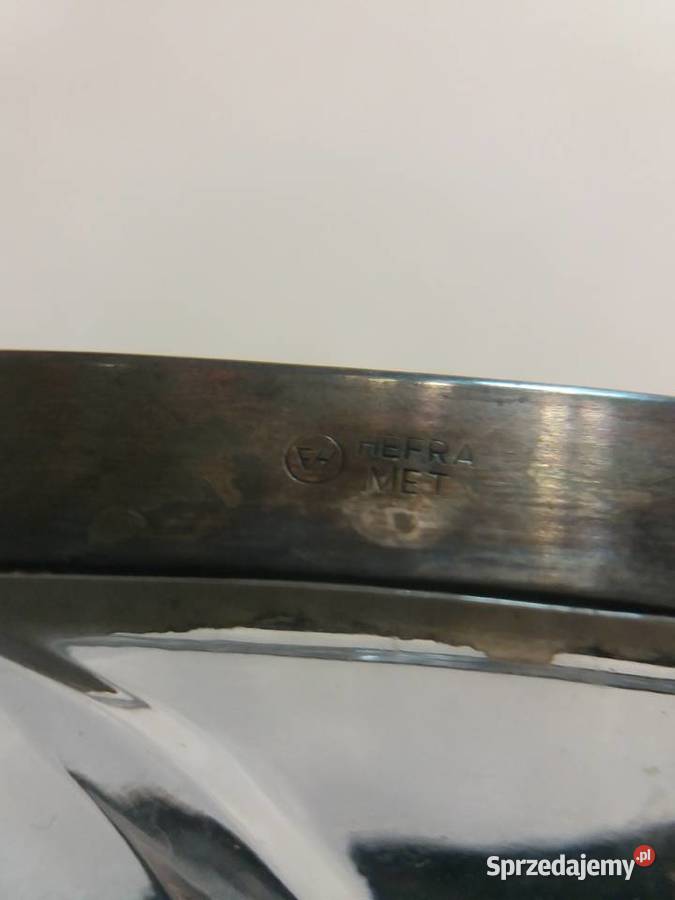 Kryształowa patera okuta w plater Hefra małopolskie Kraków sprzedam