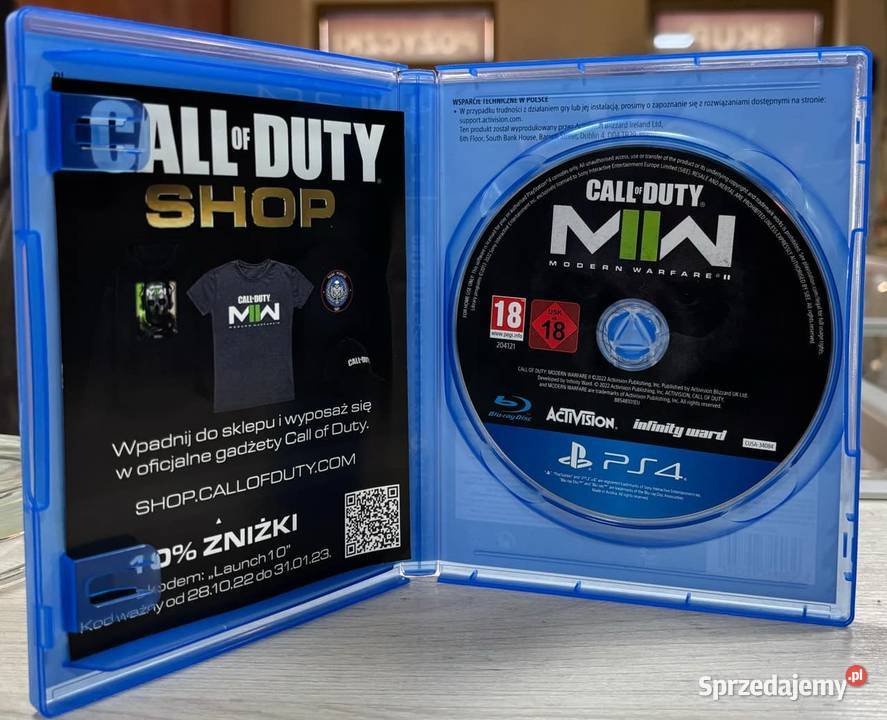 Gra 4 call of duty Modern warfare II Zestaw Elbląg