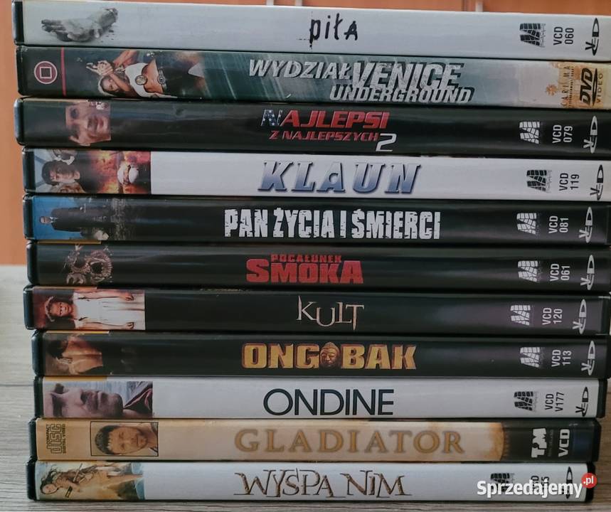 Zestaw filmów DVD 21 płyt 3 i więcej sprzedam