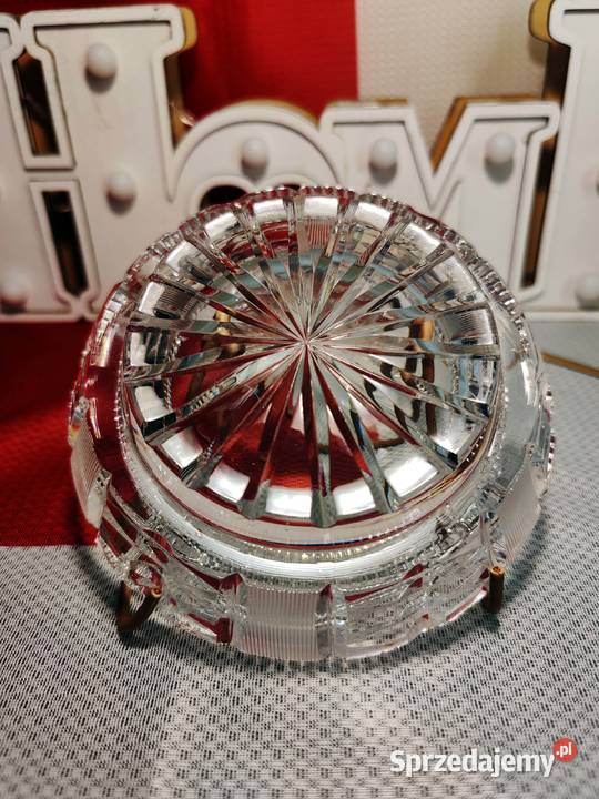 POPIELNICA vintage kryształ Porcelana i szkło Wrocław