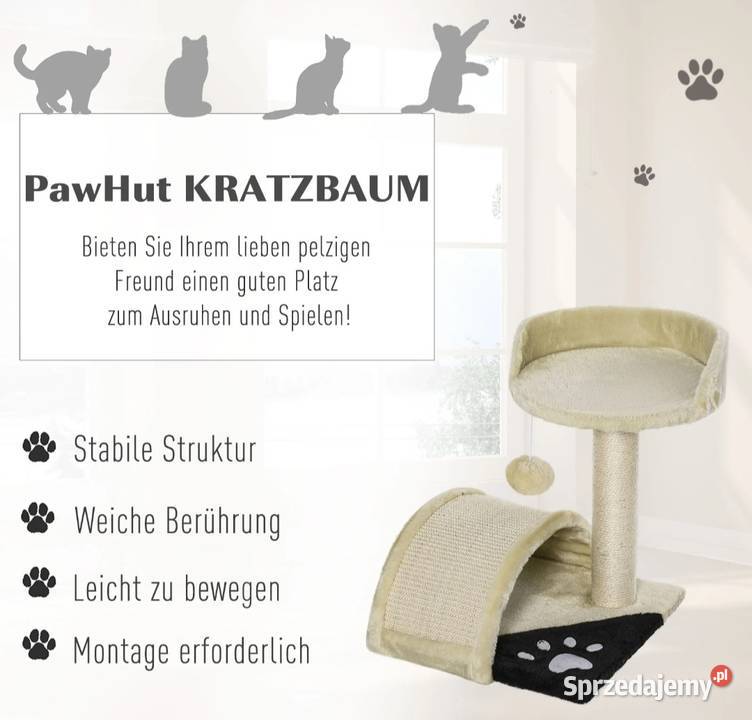 Drapak kota kulkami beżowy Dla kotów małopolskie Brzesko