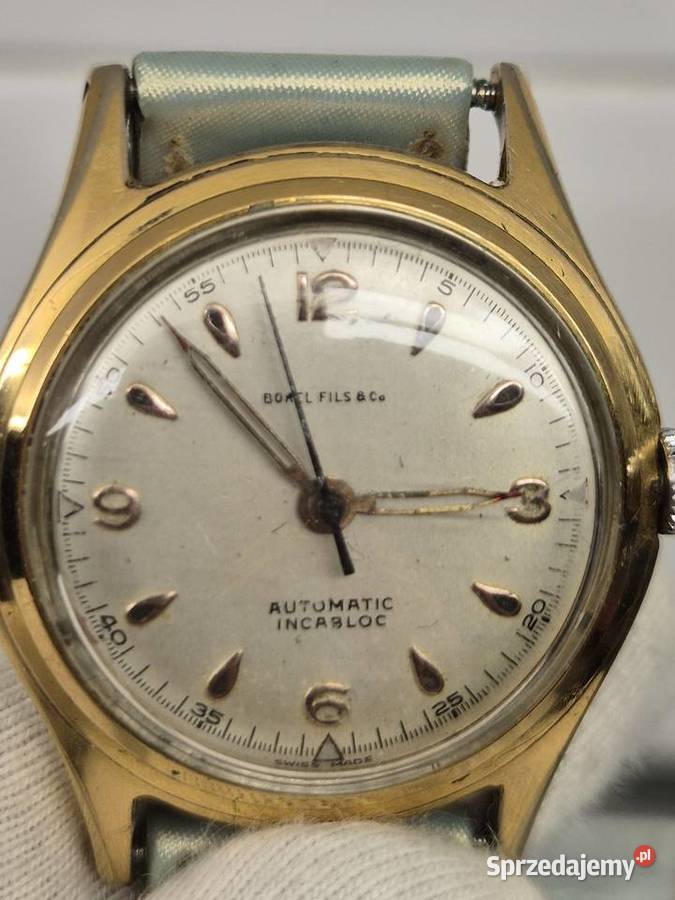 Zegarek Ernest Borel Fils Co vintage automat Chorzów
