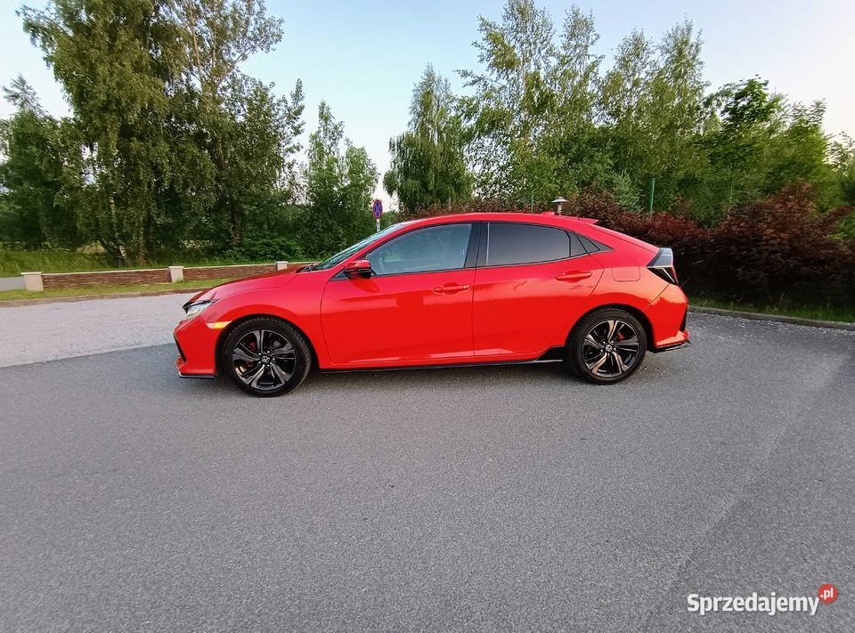 Sprzedam Hondę Civic X Sport Plus 15t czujnik martwego pola Gdów