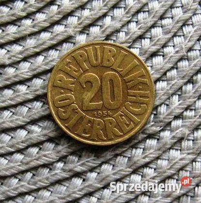 Austria 20 Groshen 1954r Kalisz